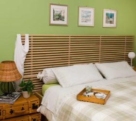 Camera da letto greenery