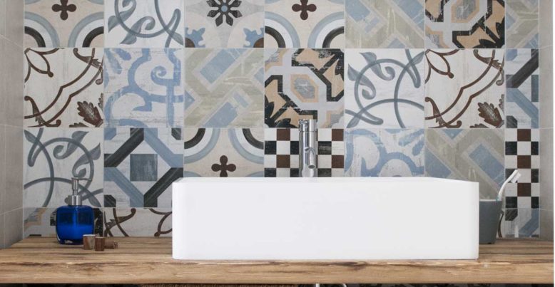 Bagno in stile industriale